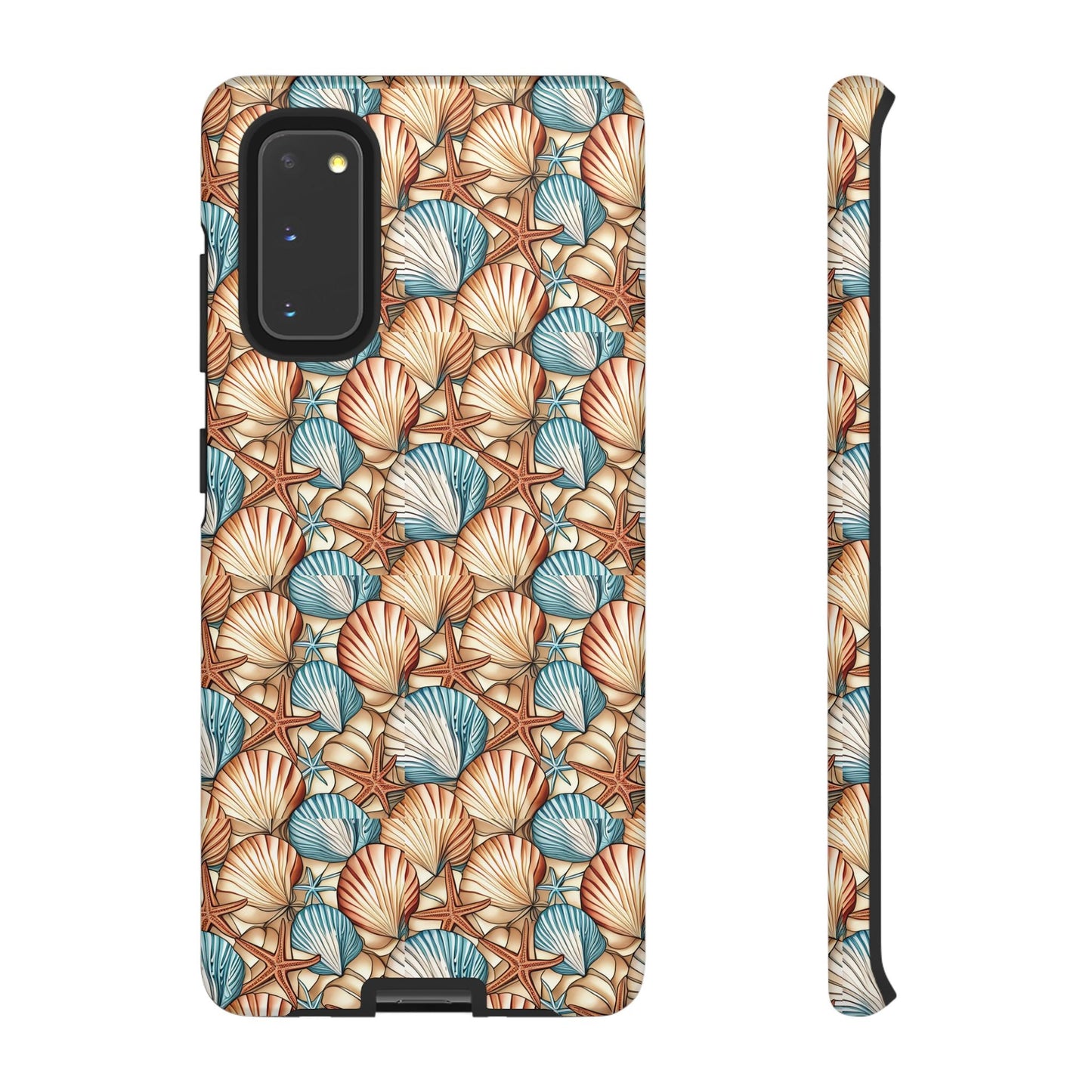 Starfish and Seashells Tough Cell Phone Case - Ruppy's Creations