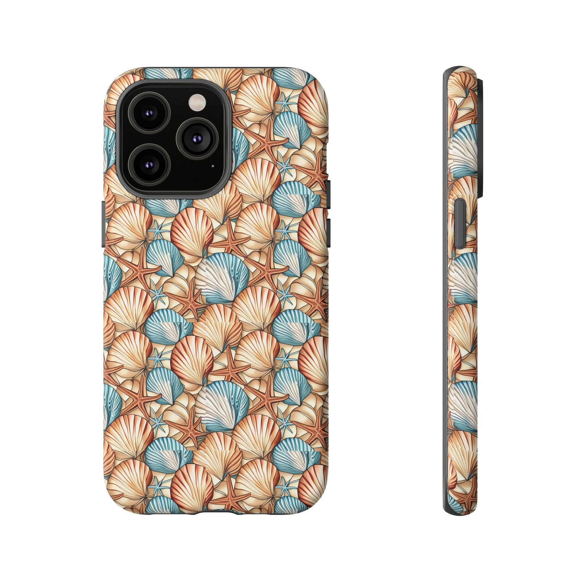 Starfish and Seashells Tough Cell Phone Case - Ruppy's Creations