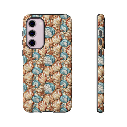 Starfish and Seashells Tough Cell Phone Case - Ruppy's Creations