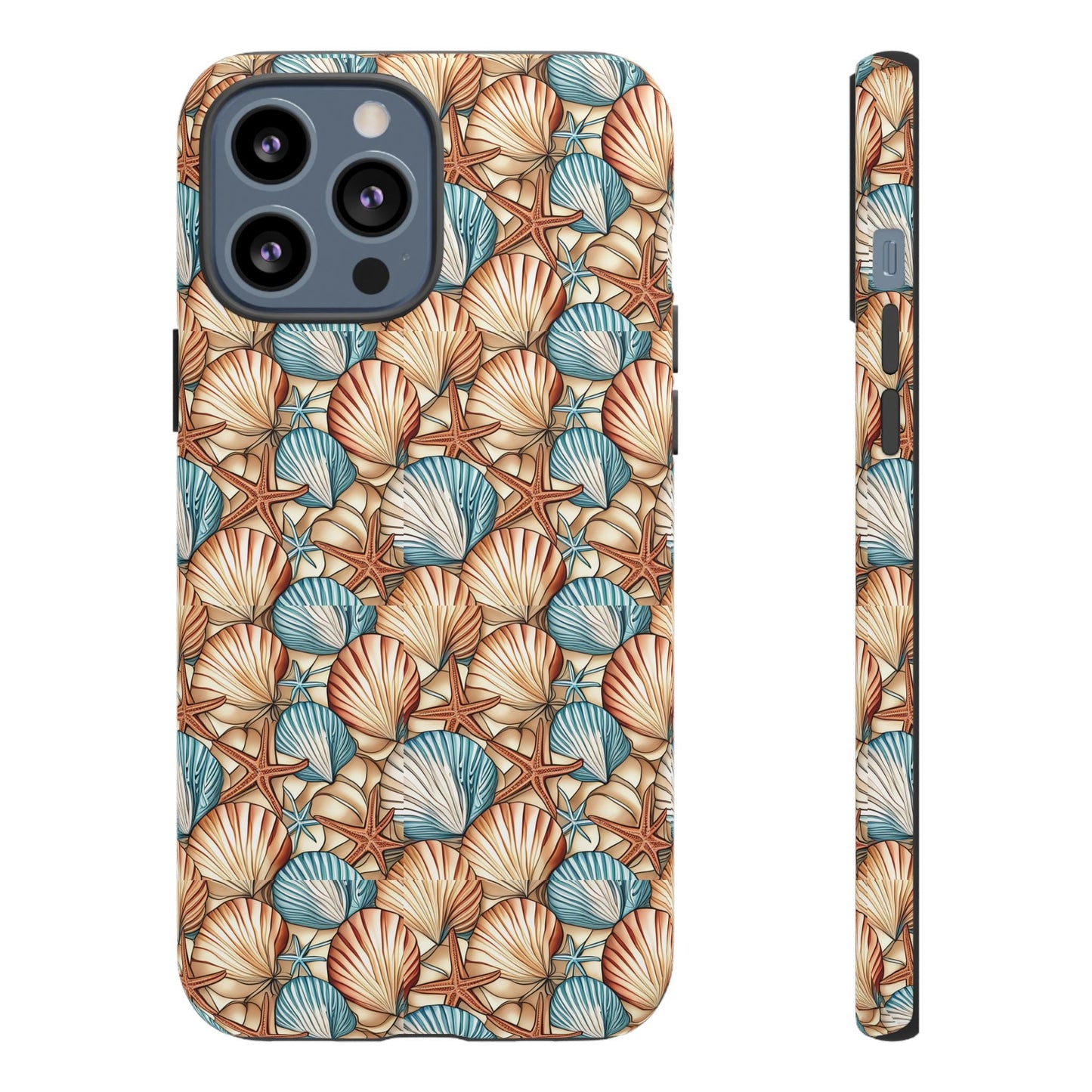 Starfish and Seashells Tough Cell Phone Case - Ruppy's Creations