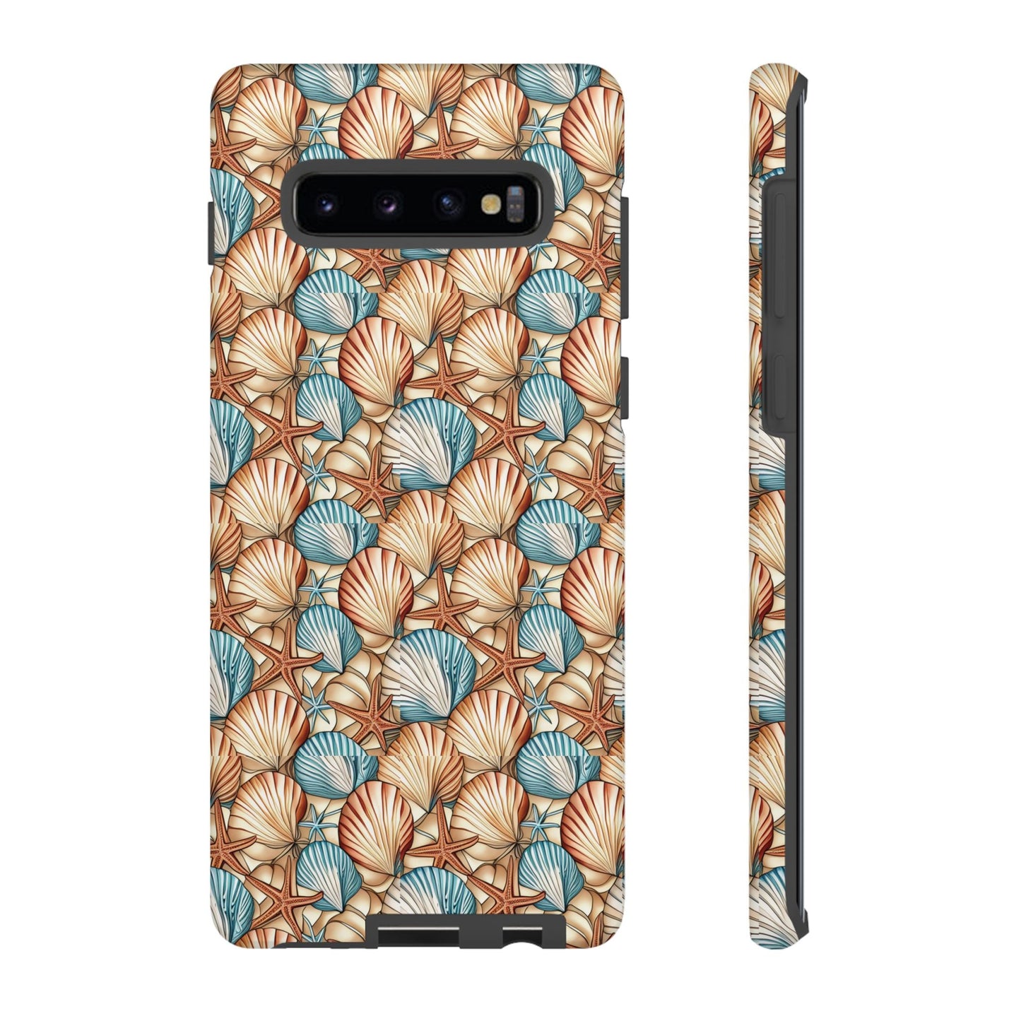 Starfish and Seashells Tough Cell Phone Case - Ruppy's Creations