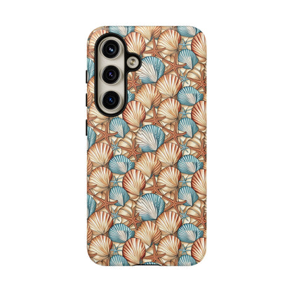 Starfish and Seashells Tough Cell Phone Case - Ruppy's Creations