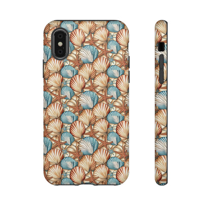 Starfish and Seashells Tough Cell Phone Case - Ruppy's Creations