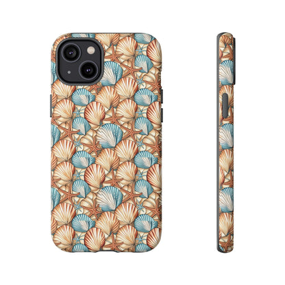 Starfish and Seashells Tough Cell Phone Case - Ruppy's Creations