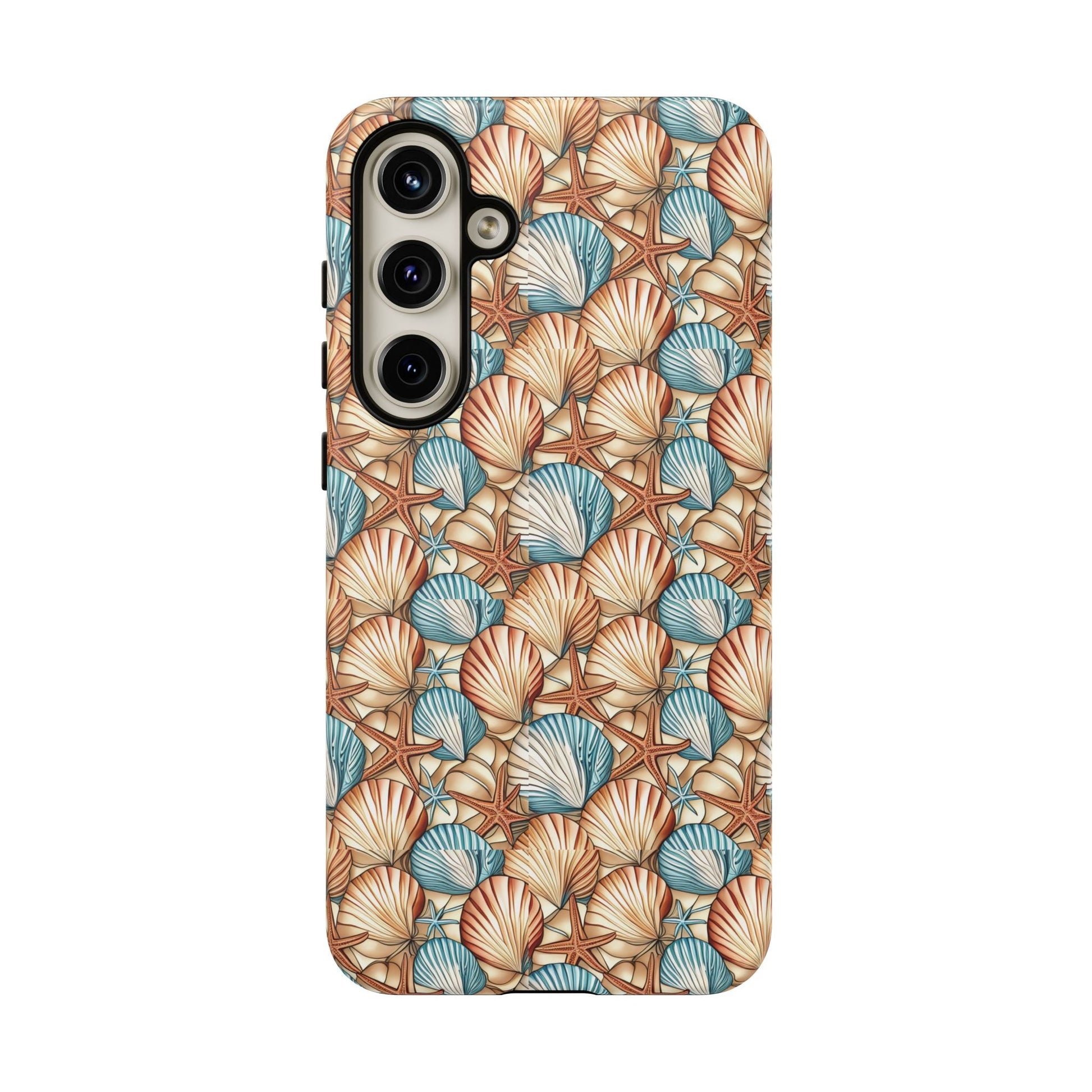 Starfish and Seashells Tough Cell Phone Case - Ruppy's Creations