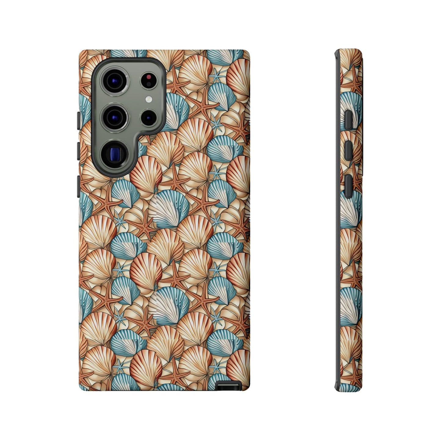 Starfish and Seashells Tough Cell Phone Case - Ruppy's Creations