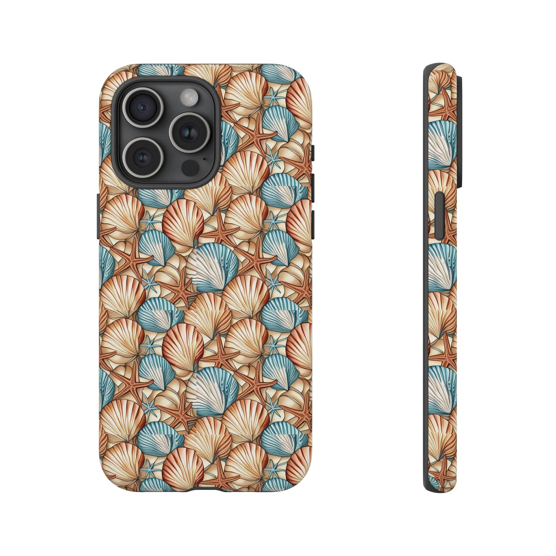 Starfish and Seashells Tough Cell Phone Case - Ruppy's Creations