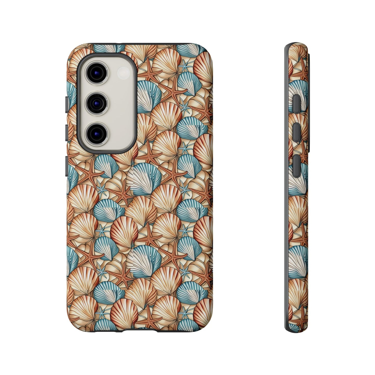 Starfish and Seashells Tough Cell Phone Case - Ruppy's Creations