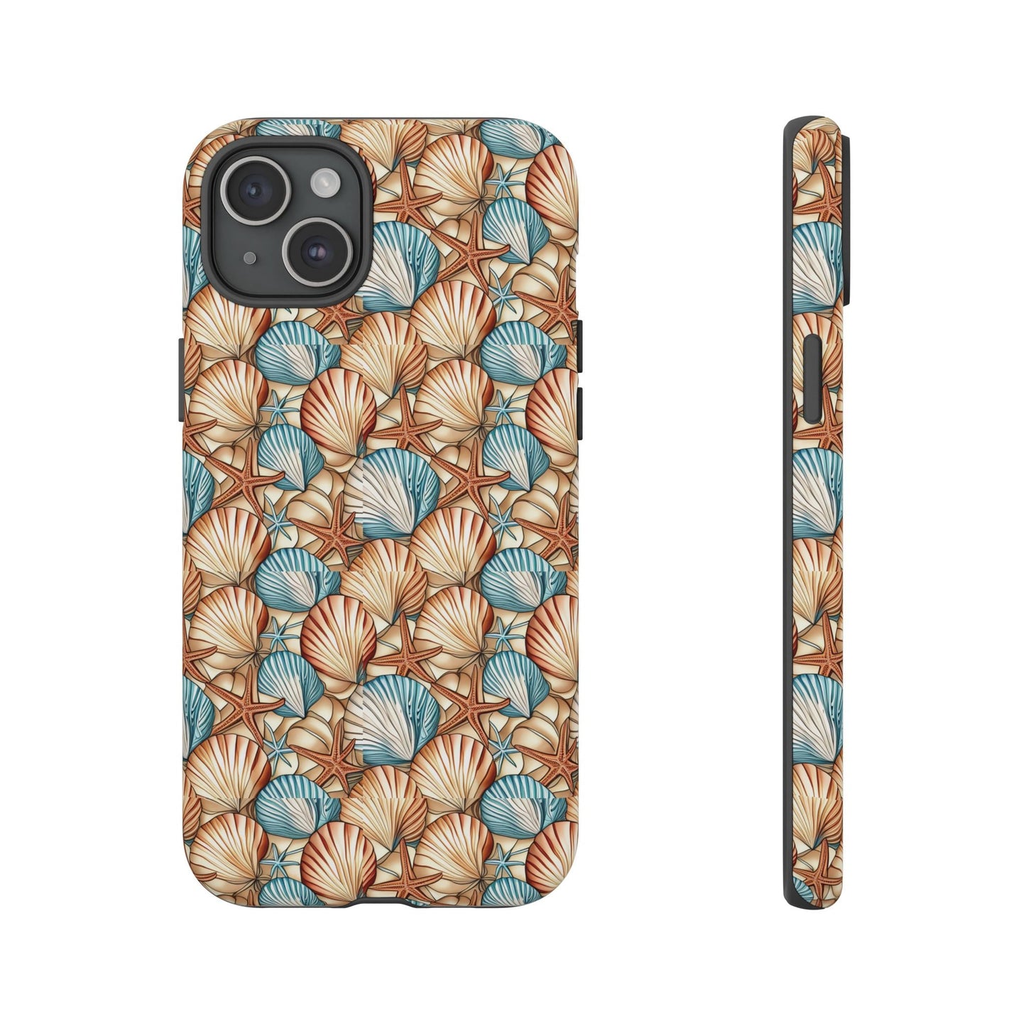 Starfish and Seashells Tough Cell Phone Case - Ruppy's Creations