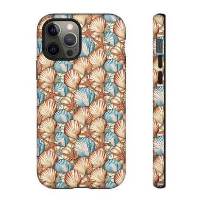 Starfish and Seashells Tough Cell Phone Case - Ruppy's Creations