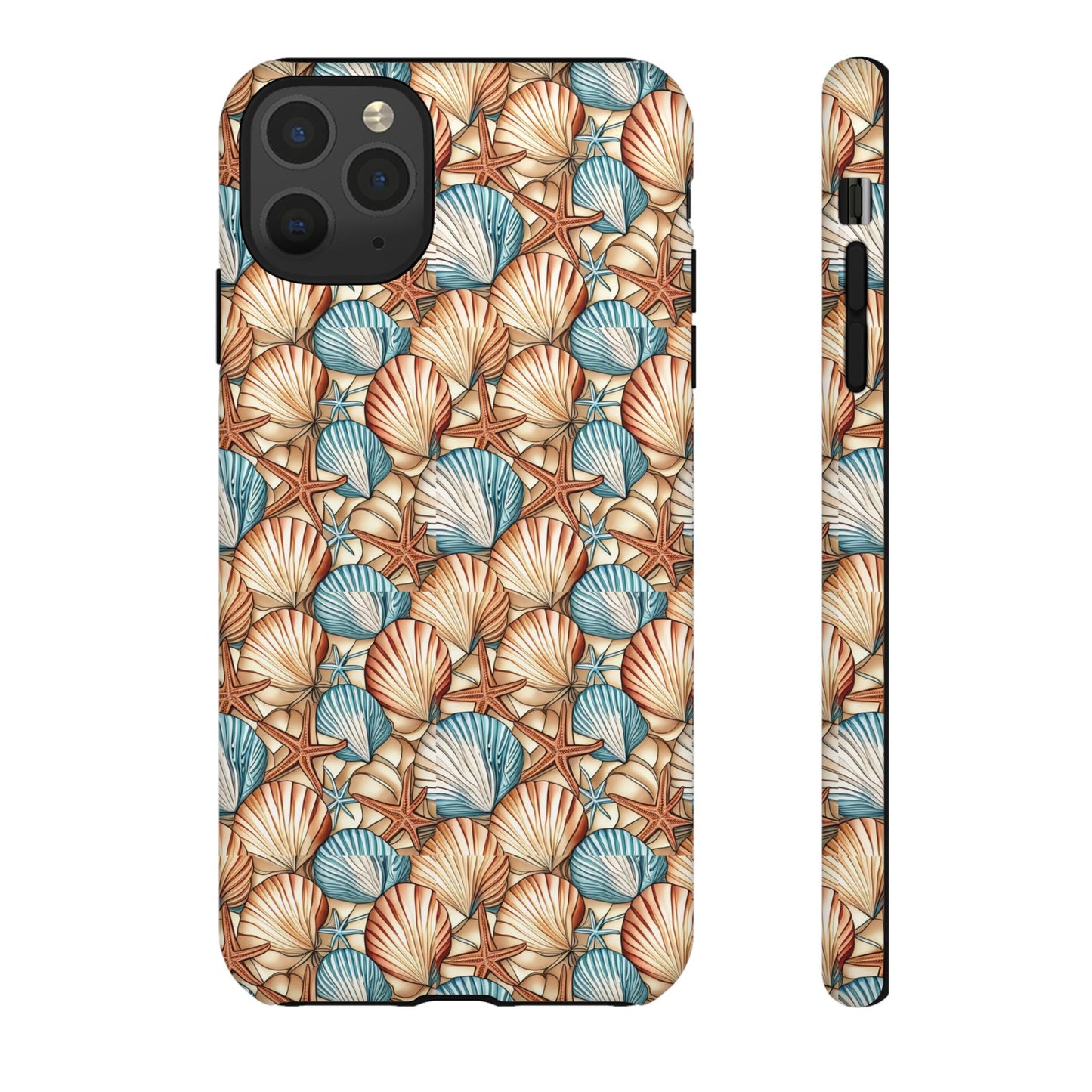 Starfish and Seashells Tough Cell Phone Case - Ruppy's Creations