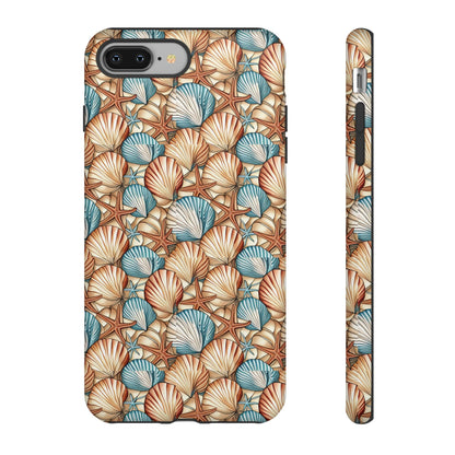 Starfish and Seashells Tough Cell Phone Case - Ruppy's Creations