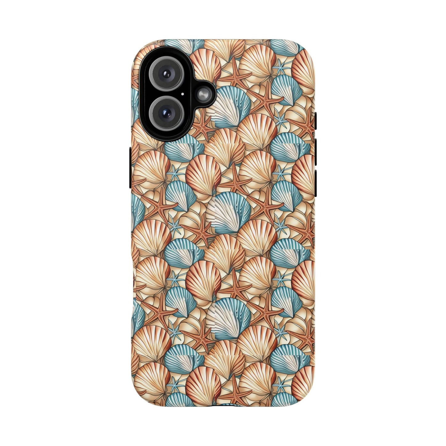 Starfish and Seashells Tough Cell Phone Case - Ruppy's Creations