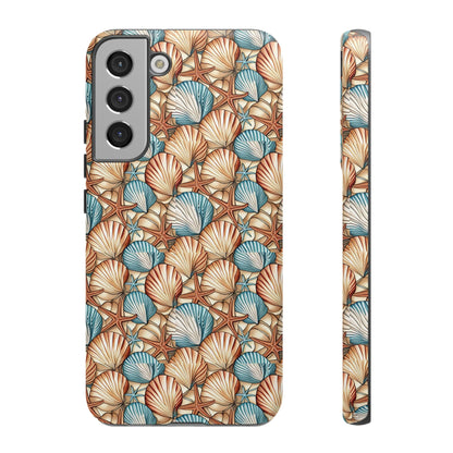 Starfish and Seashells Tough Cell Phone Case - Ruppy's Creations