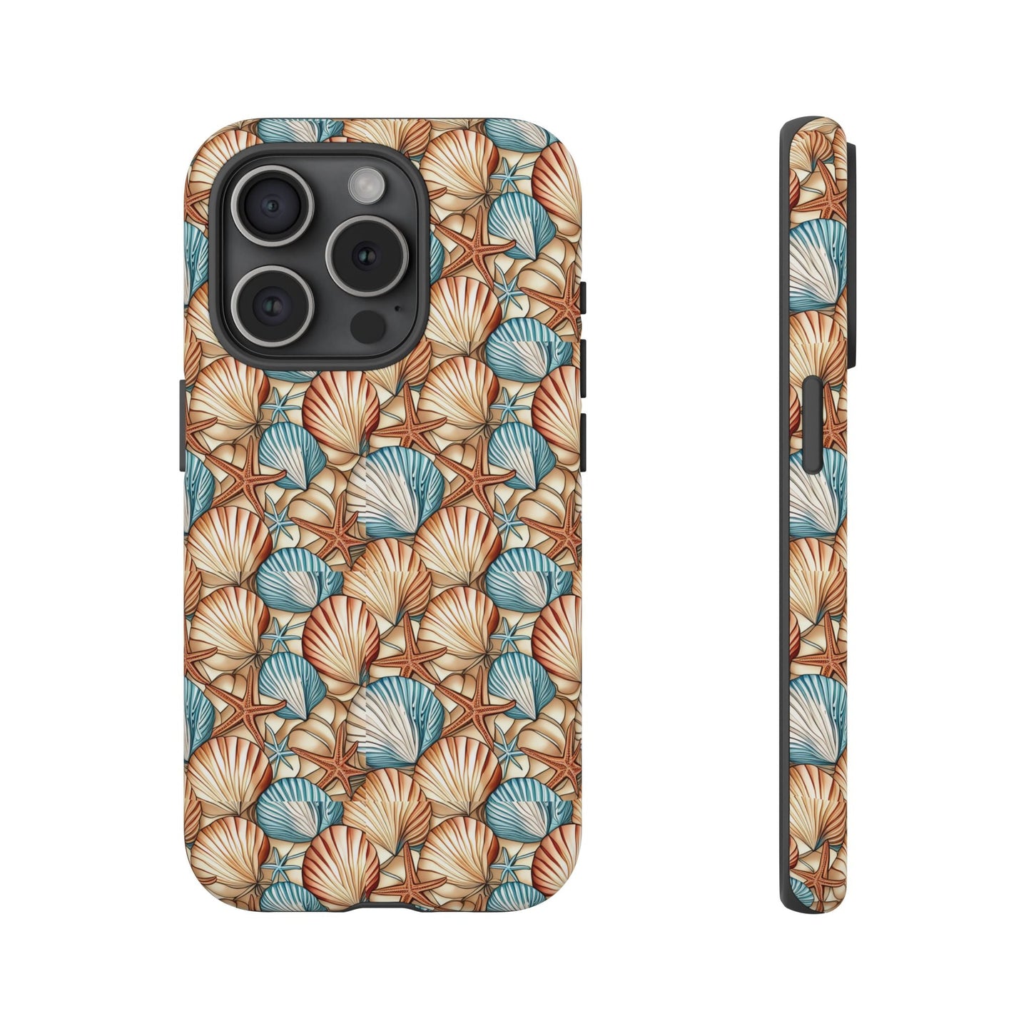 Starfish and Seashells Tough Cell Phone Case - Ruppy's Creations