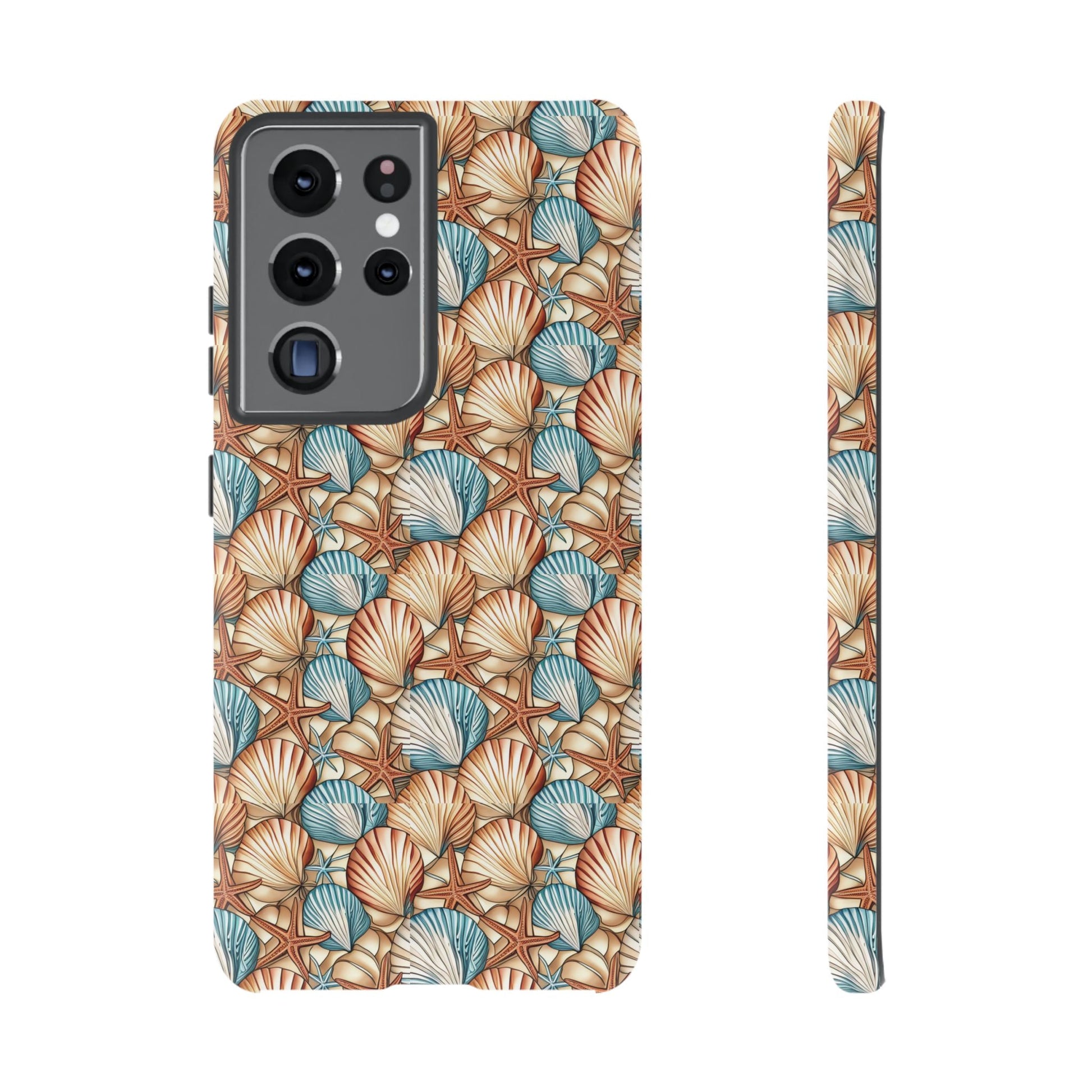 Starfish and Seashells Tough Cell Phone Case - Ruppy's Creations