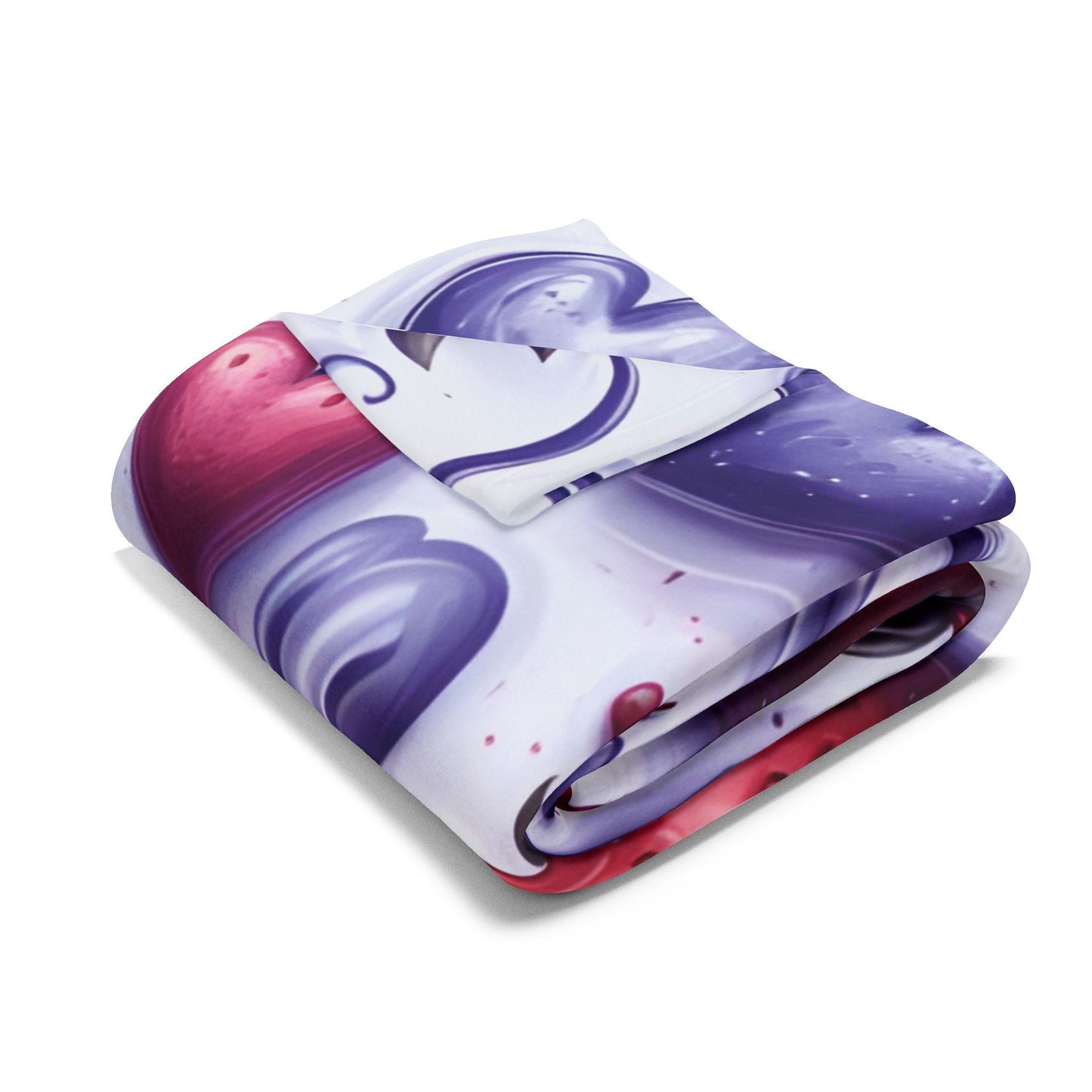 Strawberry Hearts Arctic Fleece Blanket - Ruppy's Creations