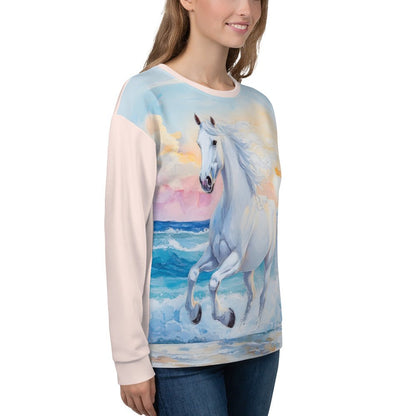 Sunset Gallop Women's Sweatshirt - Ruppy's Creations