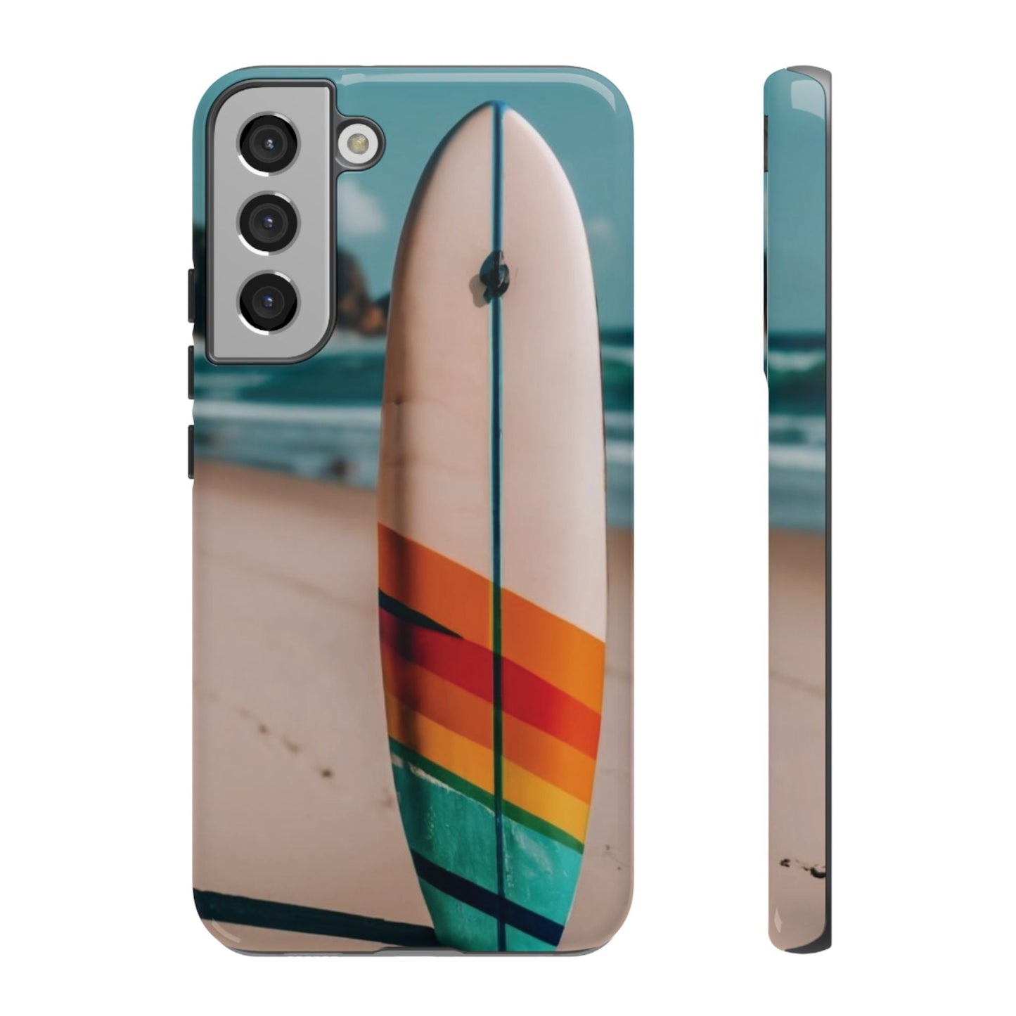 Surfboard Tough Cell Phone Case - Ruppy's Creations