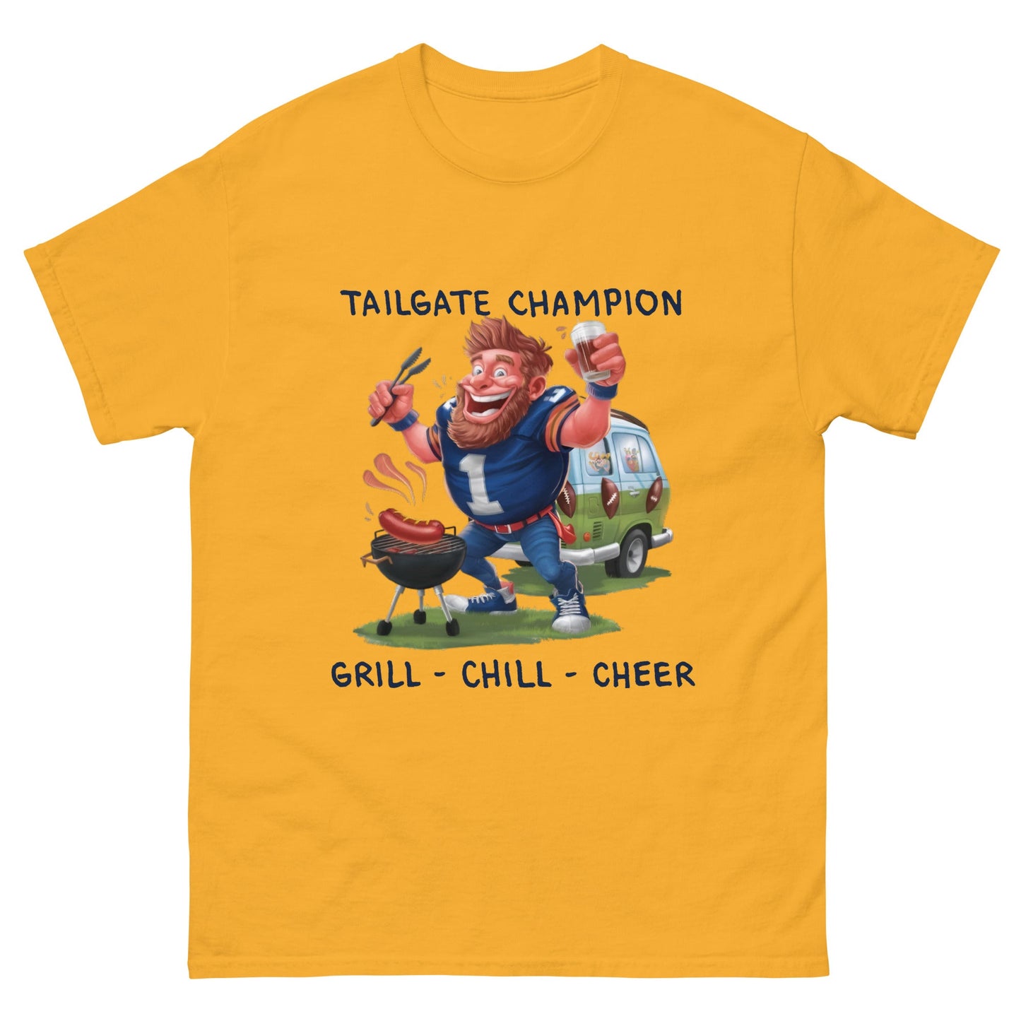 Tailgate Champion Men's classic tee - Ruppy's Creations