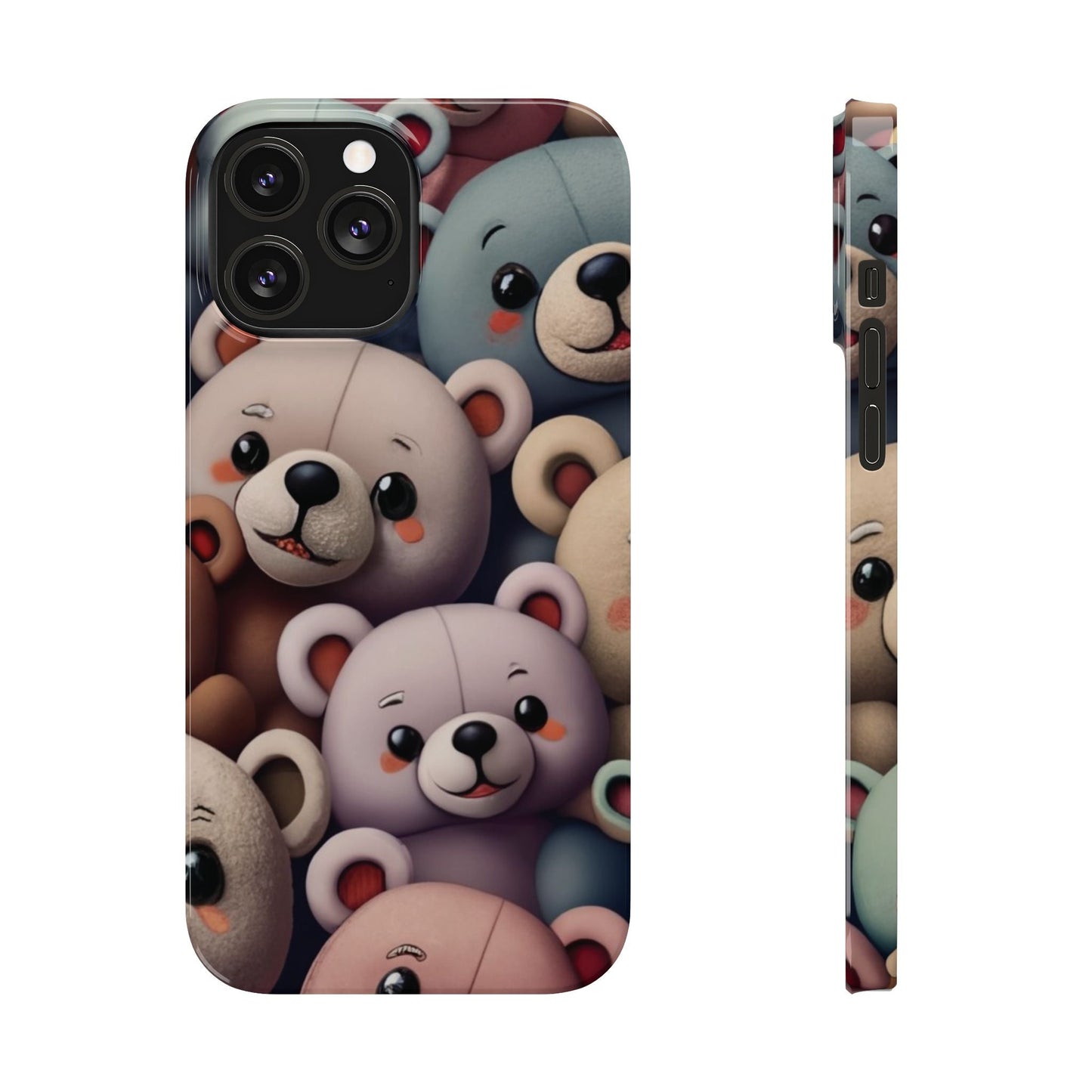 Teddy Bears Slim iphone Case - Ruppy's Creations