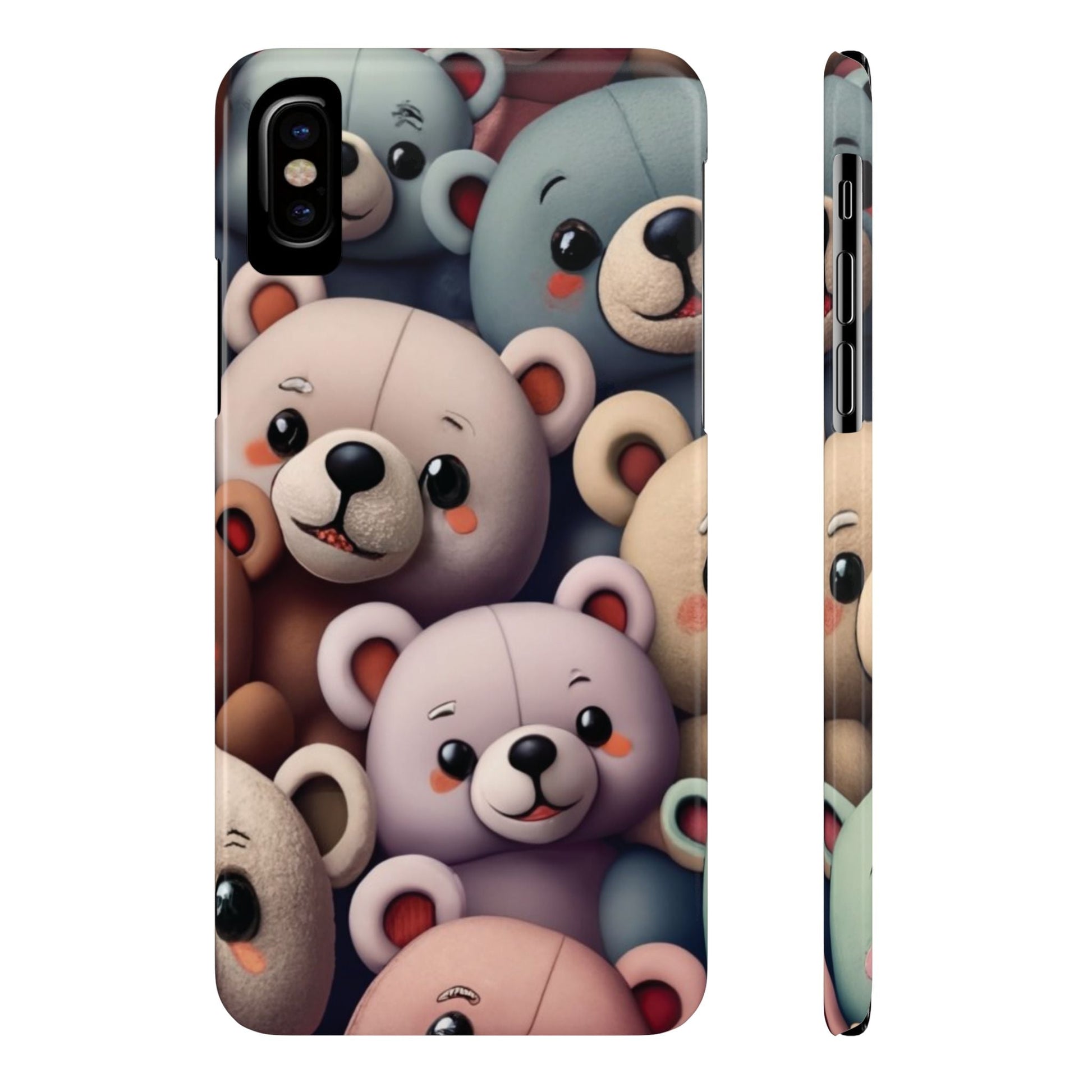 Teddy Bears Slim iphone Case - Ruppy's Creations