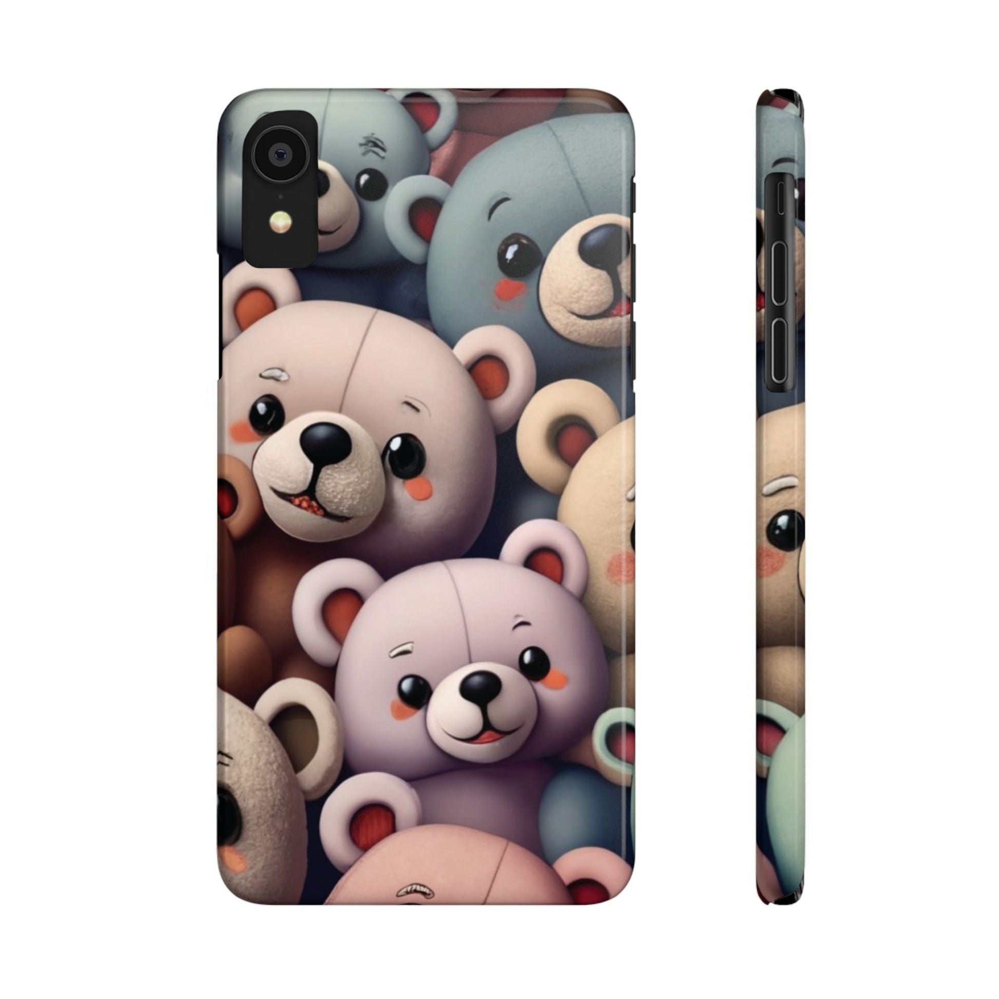 Teddy Bears Slim iphone Case - Ruppy's Creations