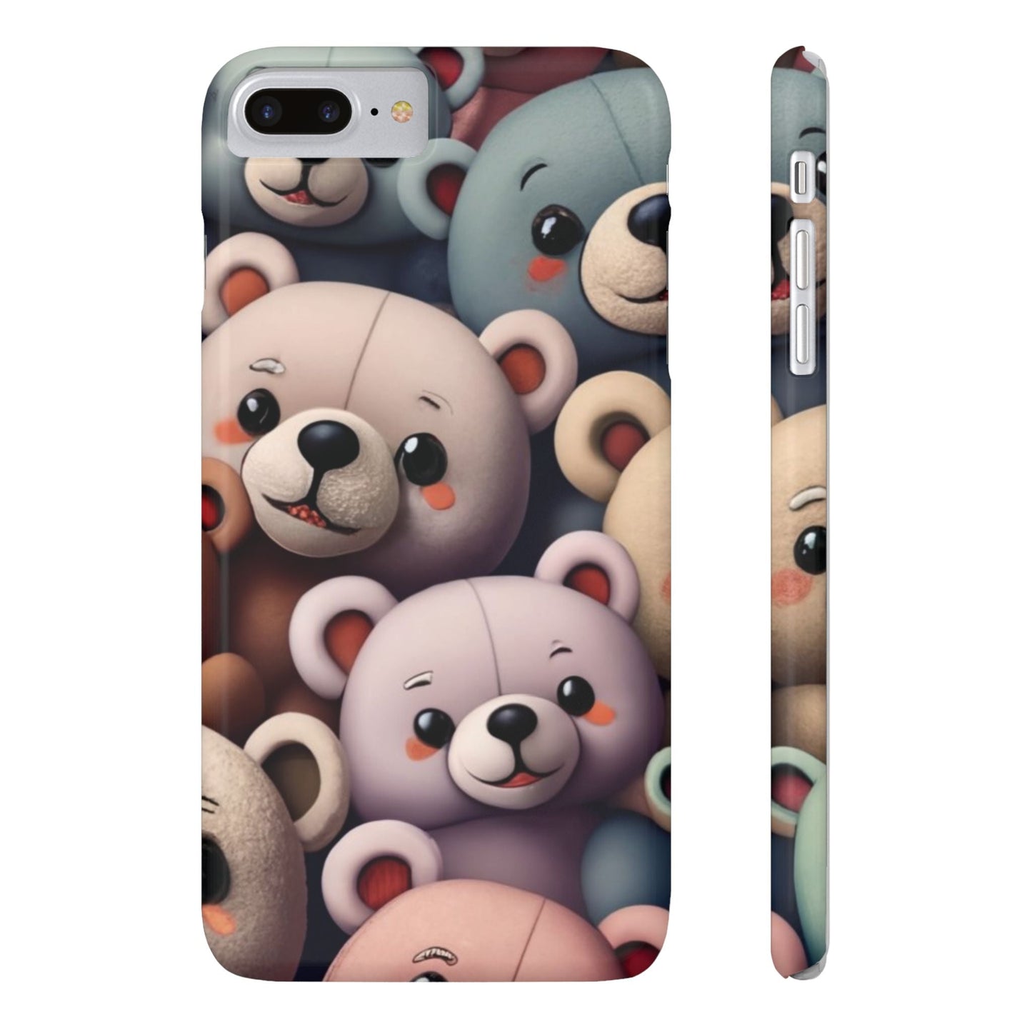 Teddy Bears Slim iphone Case - Ruppy's Creations