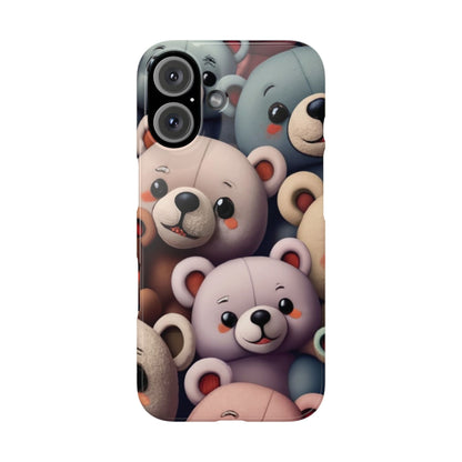 Teddy Bears Slim iphone Case - Ruppy's Creations