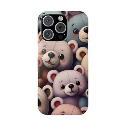 Teddy Bears Slim iphone Case - Ruppy's Creations