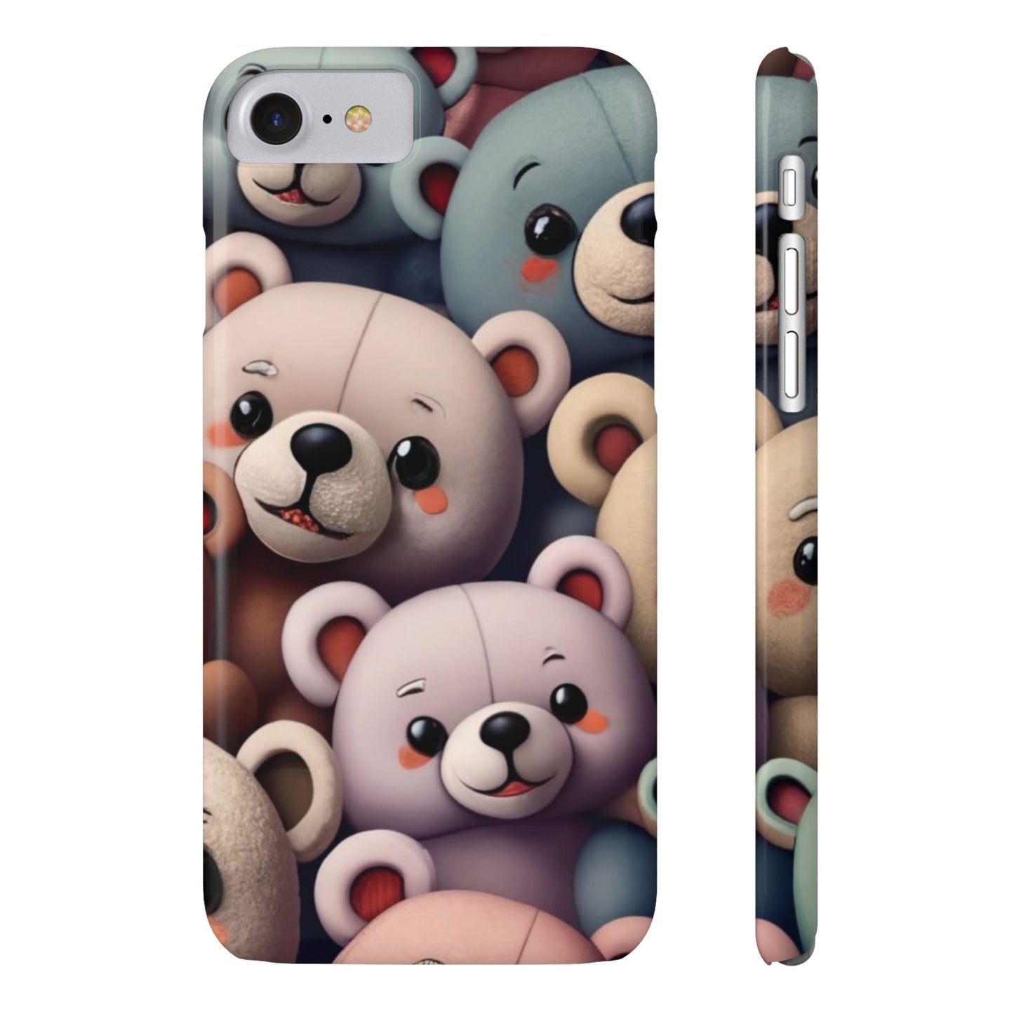 Teddy Bears Slim iphone Case - Ruppy's Creations