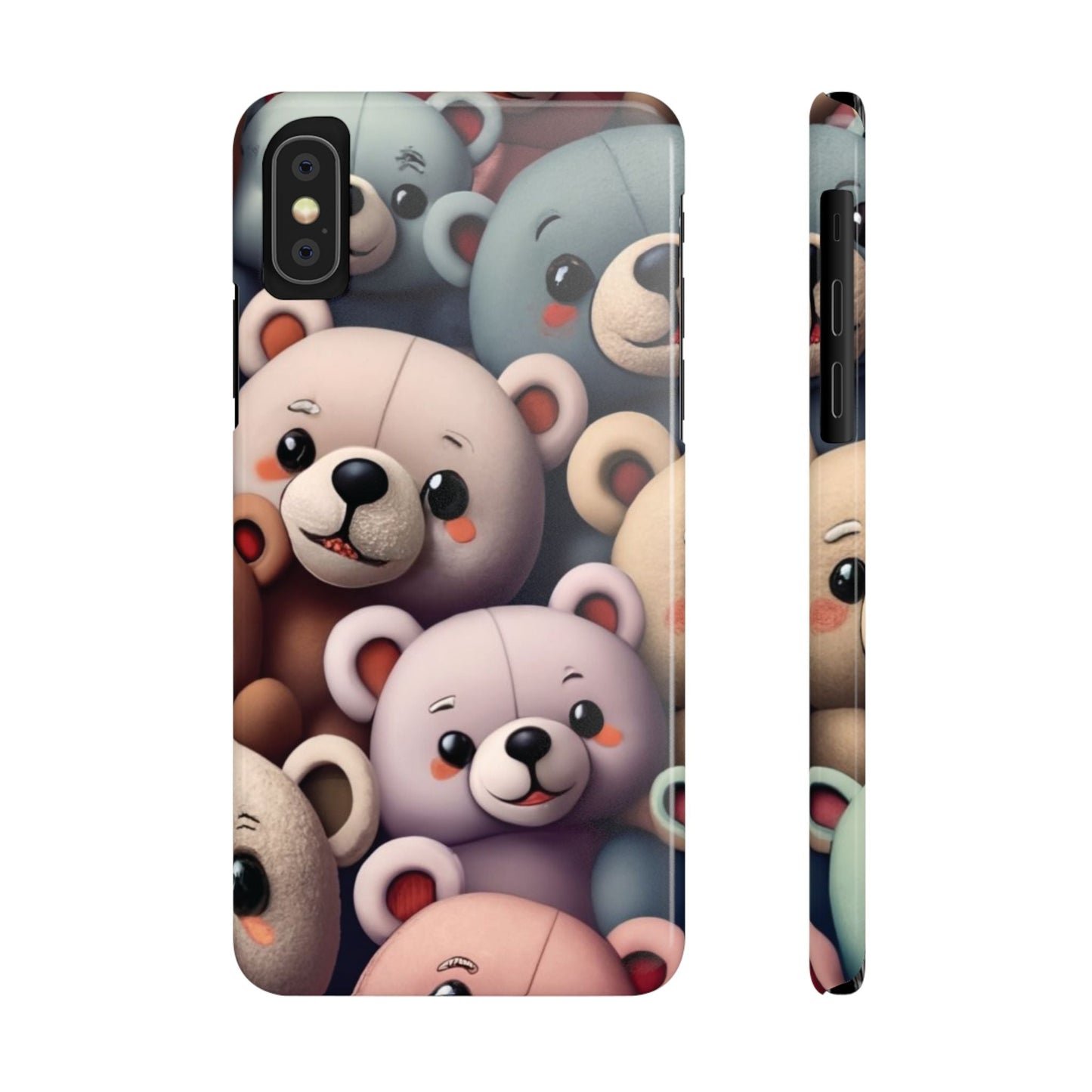 Teddy Bears Slim iphone Case - Ruppy's Creations