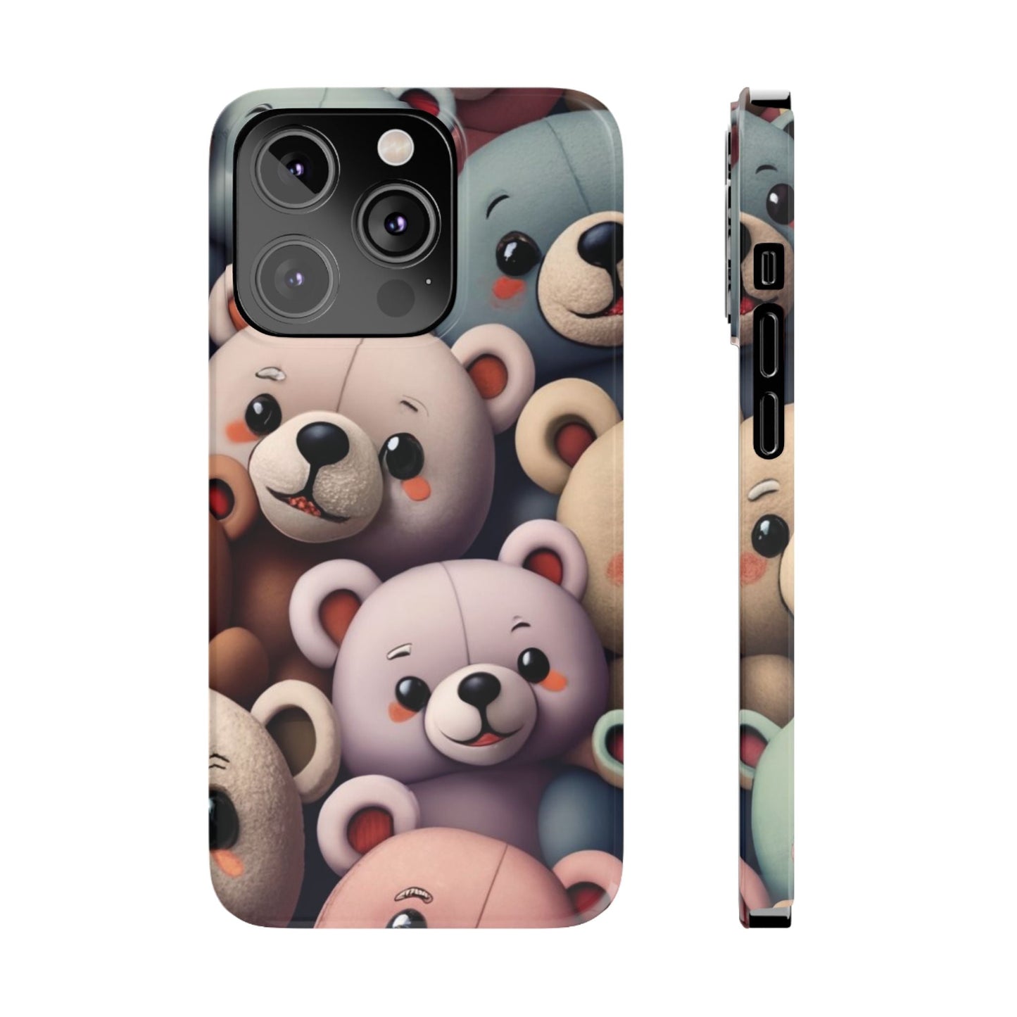 Teddy Bears Slim iphone Case - Ruppy's Creations