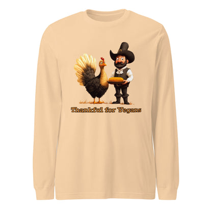 Thankful For Vegans Unisex Long Sleeve Tee - Ruppy's Creations