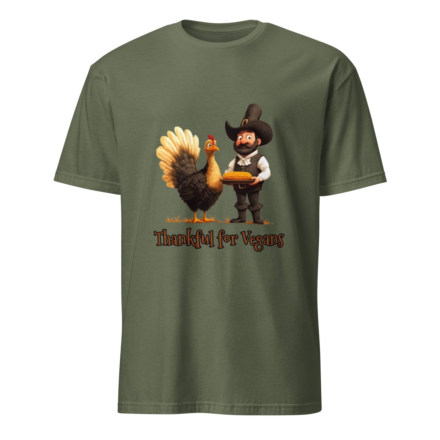 Thankful For Vegans Unisex T-Shirt - Ruppy's Creations