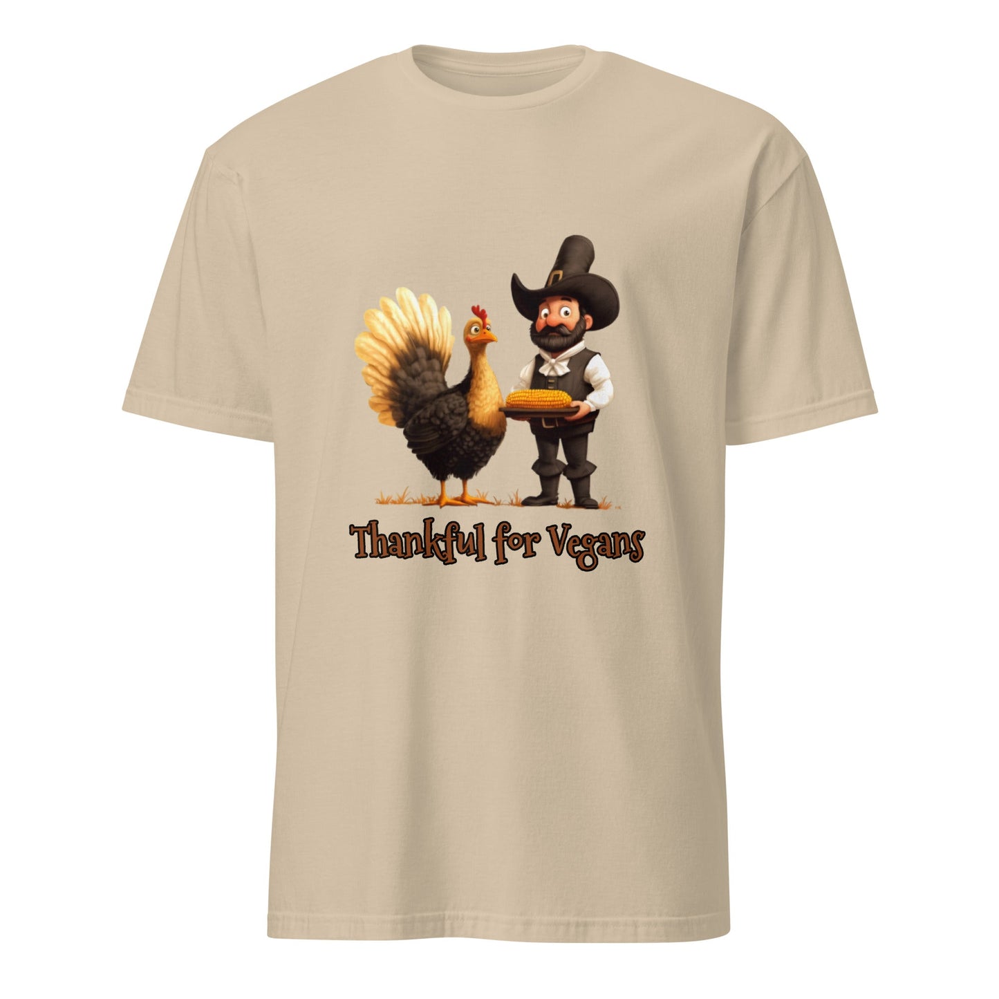 Thankful For Vegans Unisex T-Shirt - Ruppy's Creations