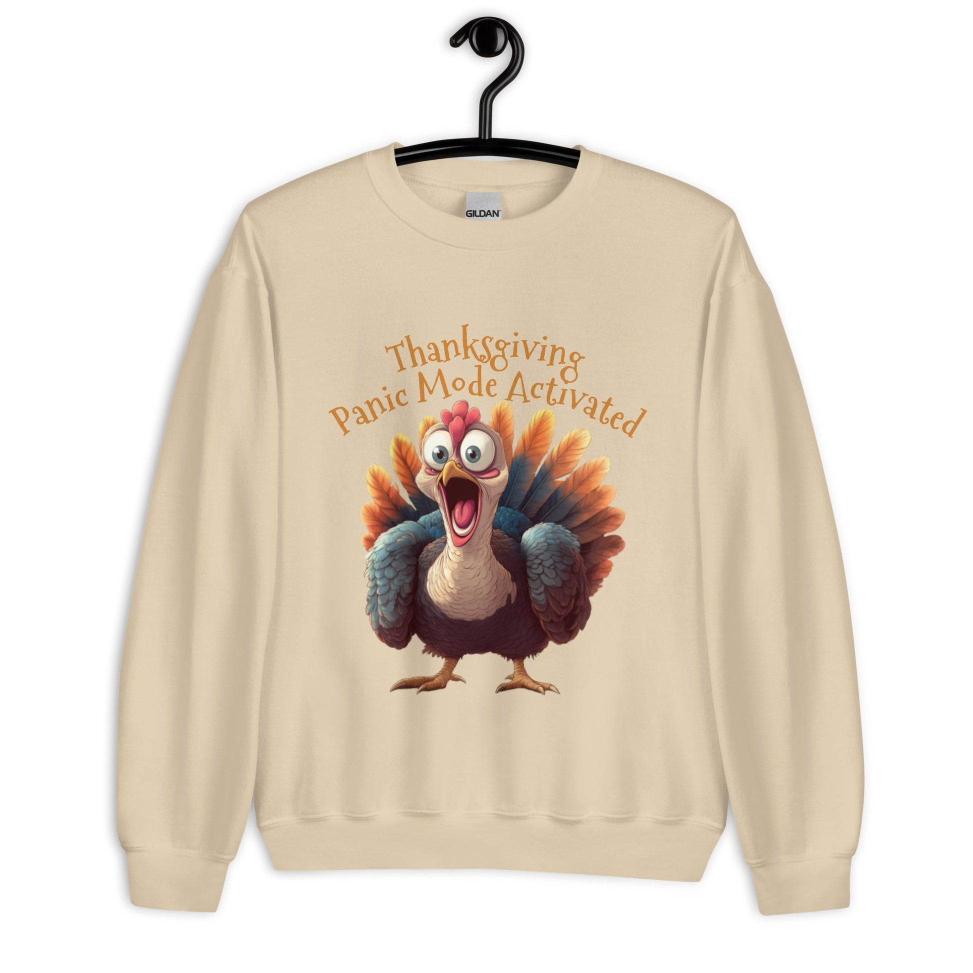 Thanksgiving Panic Mode Unisex Sweatshirt - Ruppy's Creations