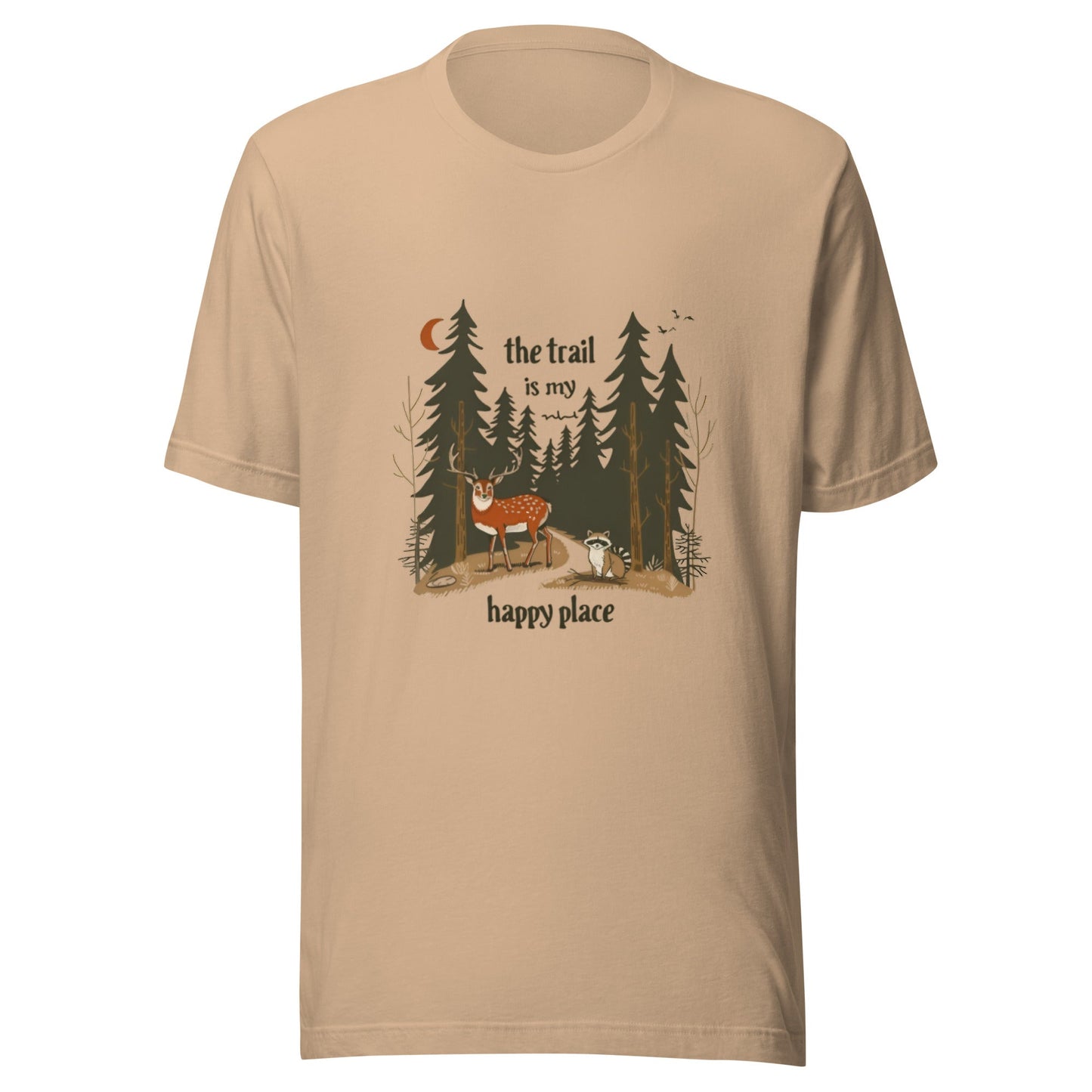 Trail Happy Place Unisex Short Sleeve Tee - Ruppy's Creations