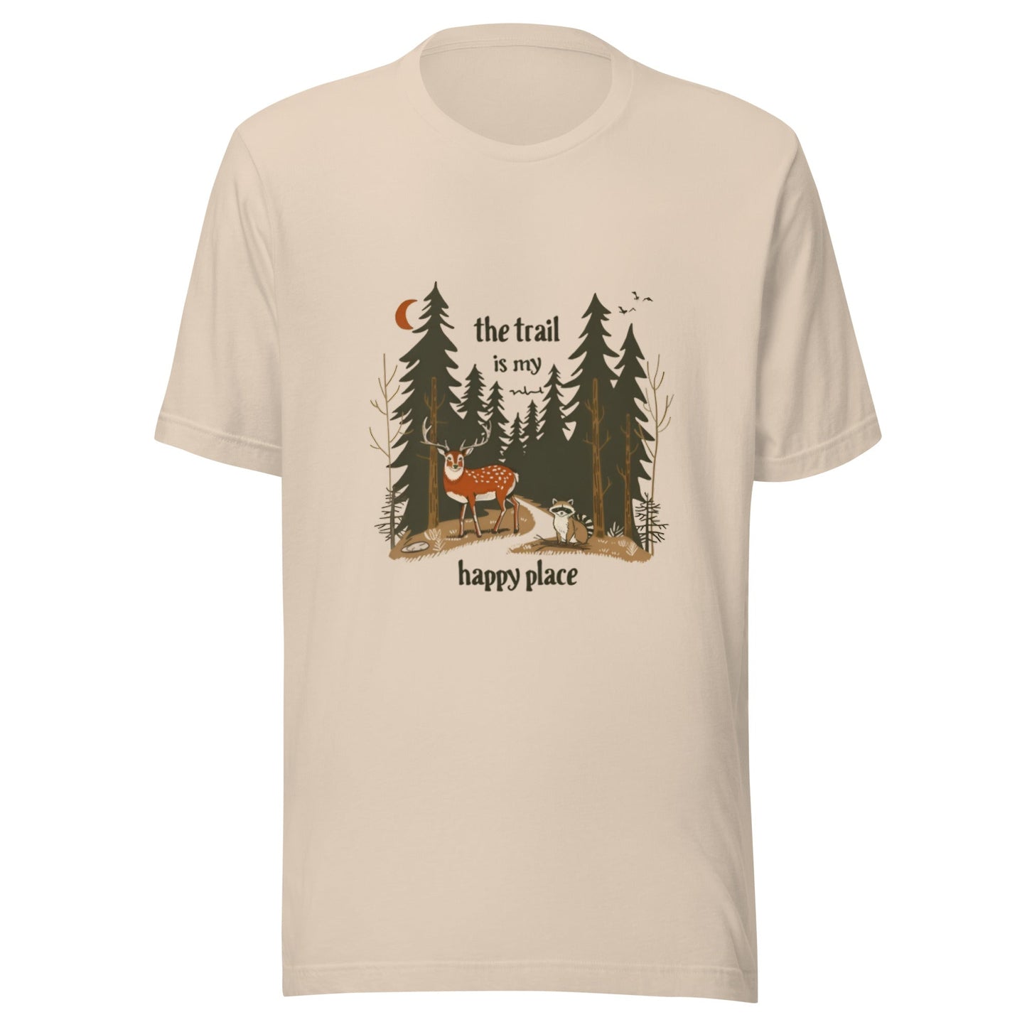 Trail Happy Place Unisex Short Sleeve Tee - Ruppy's Creations