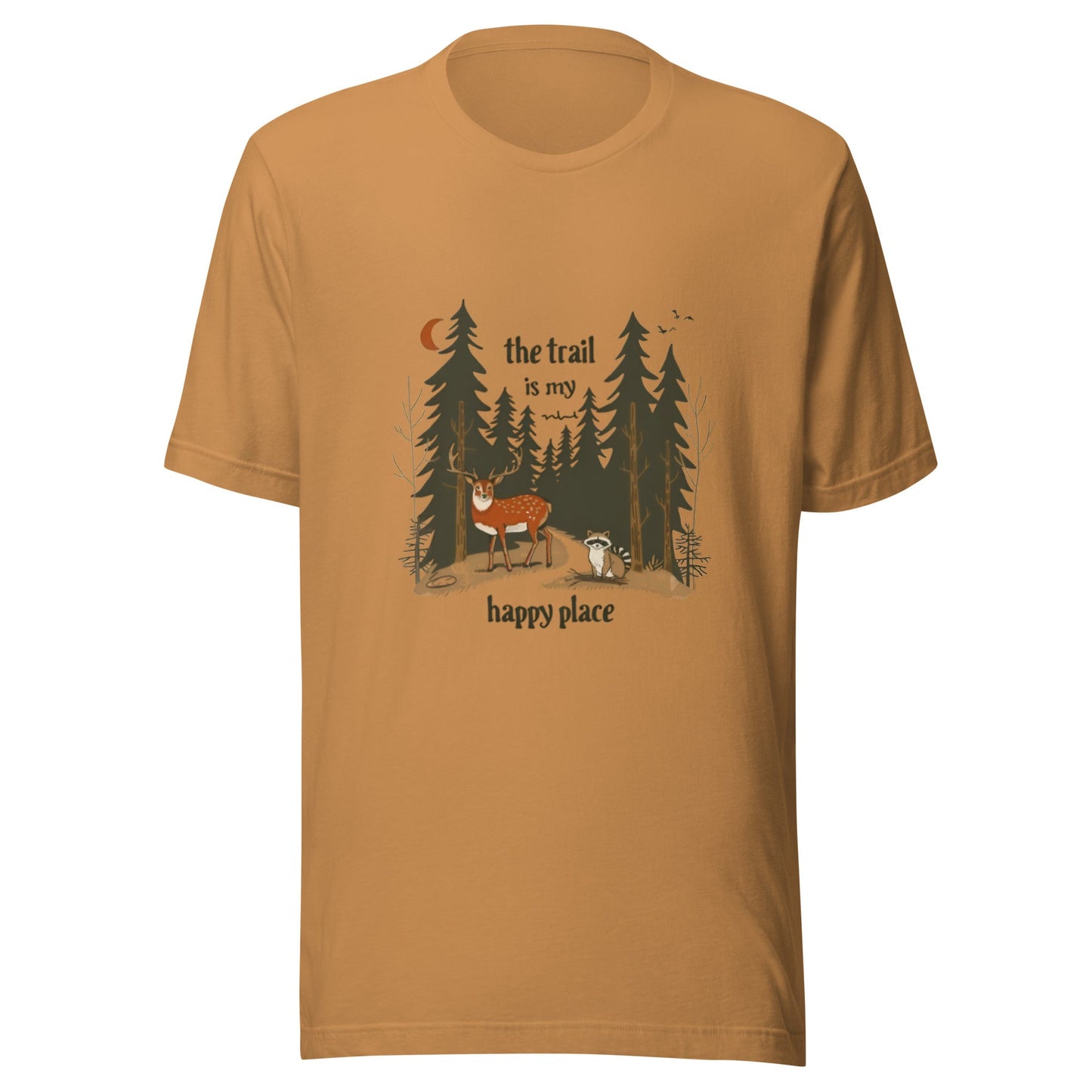 Trail Happy Place Unisex Short Sleeve Tee - Ruppy's Creations