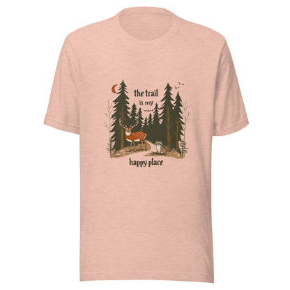 Trail Happy Place Unisex Short Sleeve Tee - Ruppy's Creations