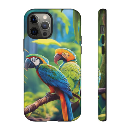 Tropical Birds Tough Cell Phone Cases - Ruppy's Creations