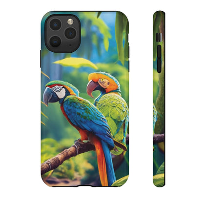 Tropical Birds Tough Cell Phone Cases - Ruppy's Creations