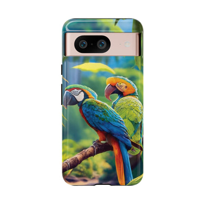 Tropical Birds Tough Cell Phone Cases - Ruppy's Creations