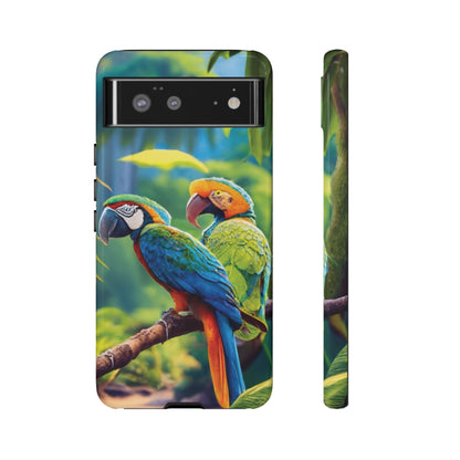 Tropical Birds Tough Cell Phone Cases - Ruppy's Creations