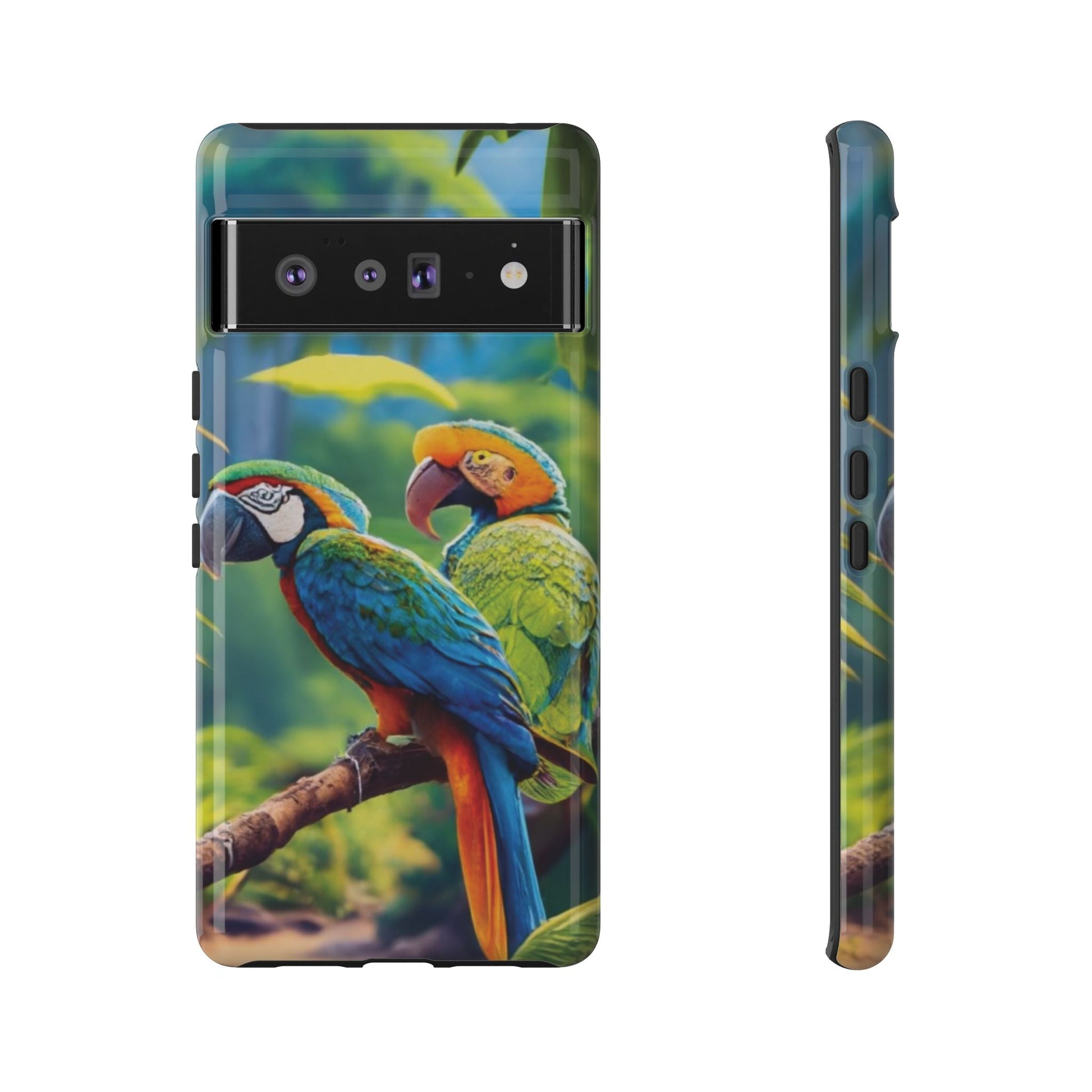 Tropical Birds Tough Cell Phone Cases - Ruppy's Creations