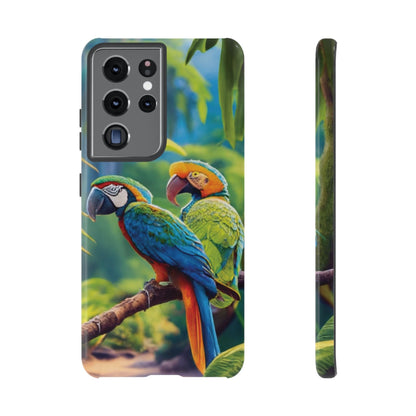 Tropical Birds Tough Cell Phone Cases - Ruppy's Creations