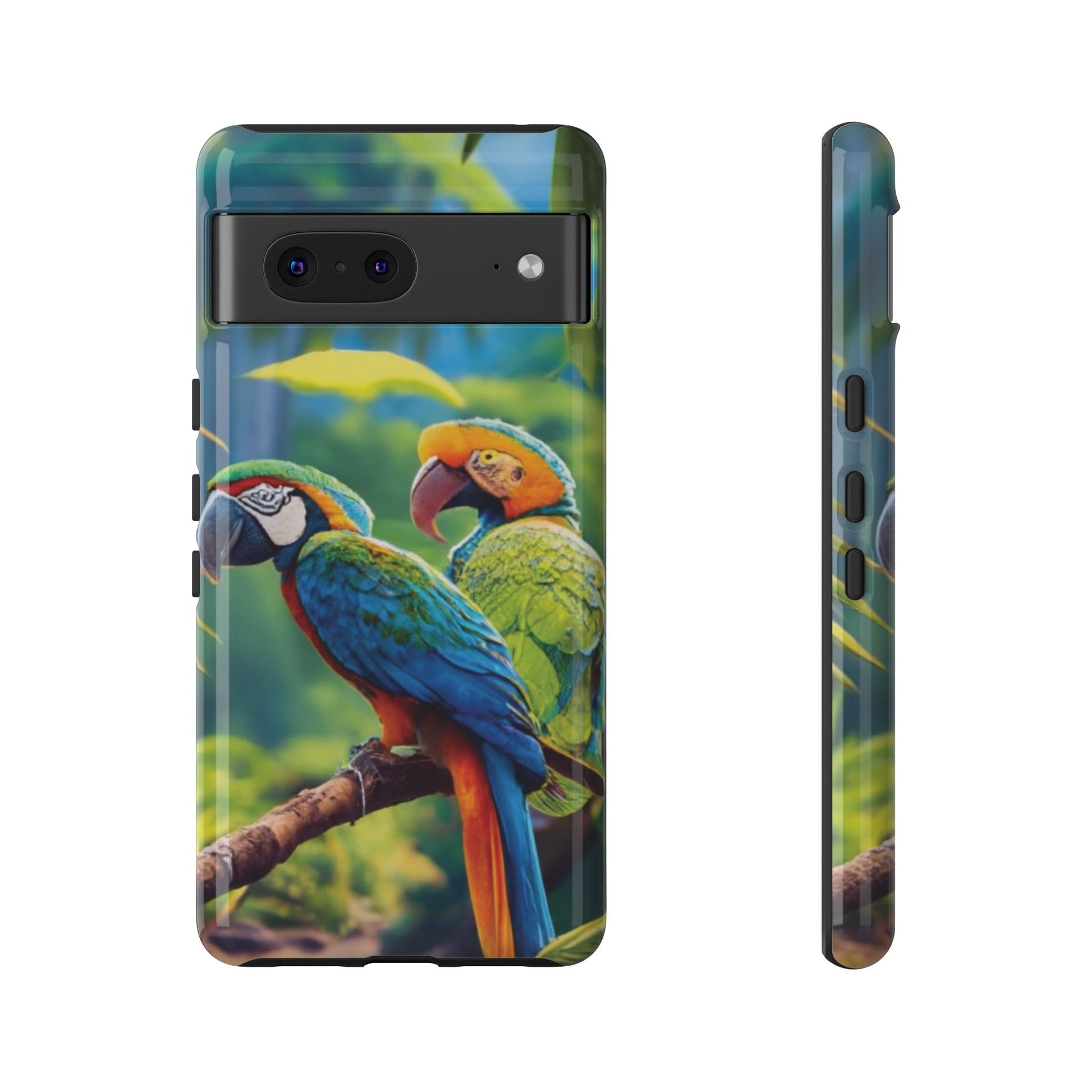 Tropical Birds Tough Cell Phone Cases - Ruppy's Creations