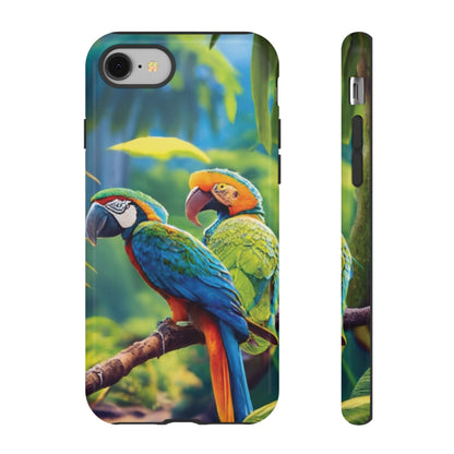 Tropical Birds Tough Cell Phone Cases - Ruppy's Creations