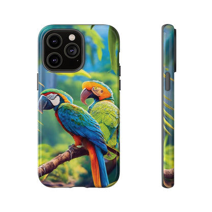 Tropical Birds Tough Cell Phone Cases - Ruppy's Creations